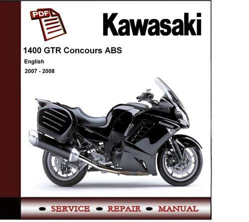 Product picture Kawasaki 1400GTR Concours 2007-2008 Service Repair Manual 