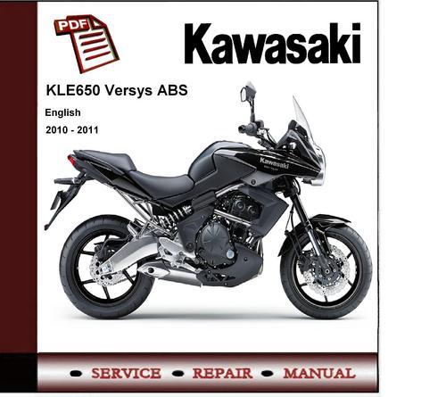 Product picture Kawasaki KLE650 Versys 2010 - 2011 Service Repair Manual 