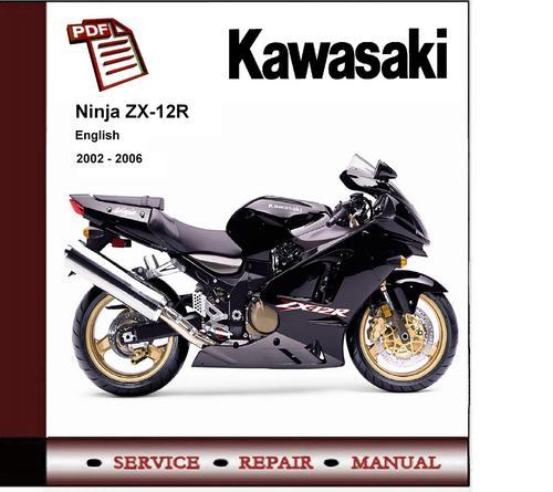 Product picture Kawasaki Ninja ZX-12R 2002 - 2006 Workshop Service Manual