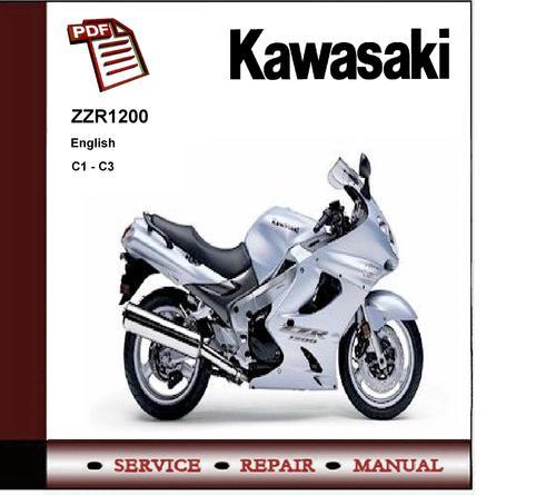 Product picture Kawasaki ZZR1200 C1 - C3 Service Repair Manual